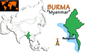 [Country map of Burma]