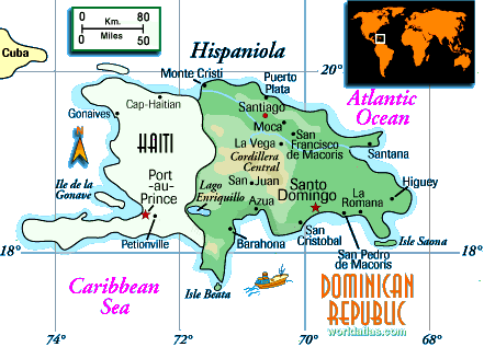 [Country map of Dominican Republic]