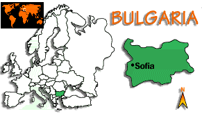 [Country map of Bulgaria]