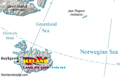 [Country map of Iceland]