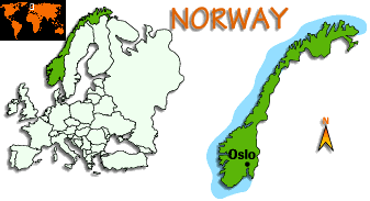 [Country map of Norway]