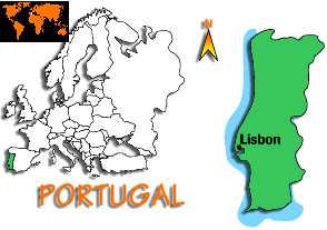 [Country map of Portugal]