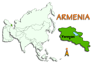 [Country map of Armenia]