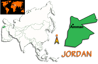 [Country map of Jordan]