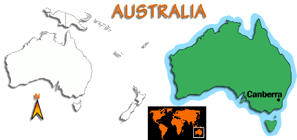[Country map of Australia]