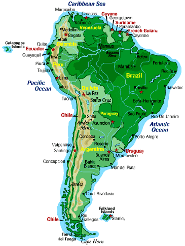 south america
